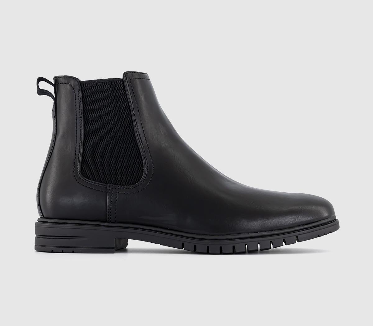 OFFICEBrentford Elastic Detail Chelsea Boots OFFICEBrentford Elastic Detail Chelsea BootsBlack