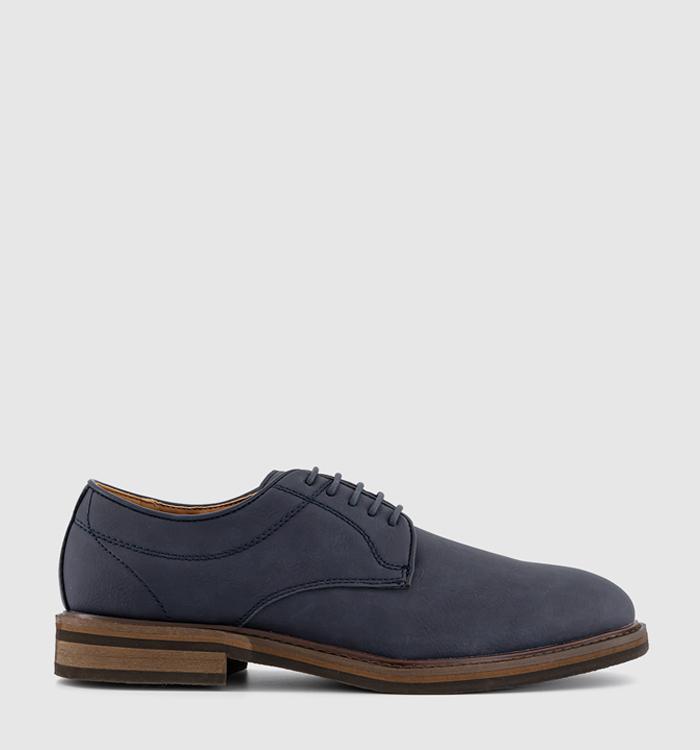 OFFICE Charley Casual Lace Up Derby Shoes Navy