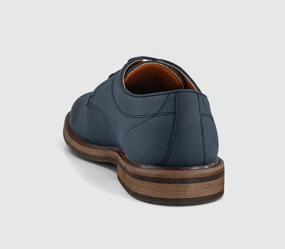 OFFICECharley Casual Lace Up Derby ShoesNew Navy