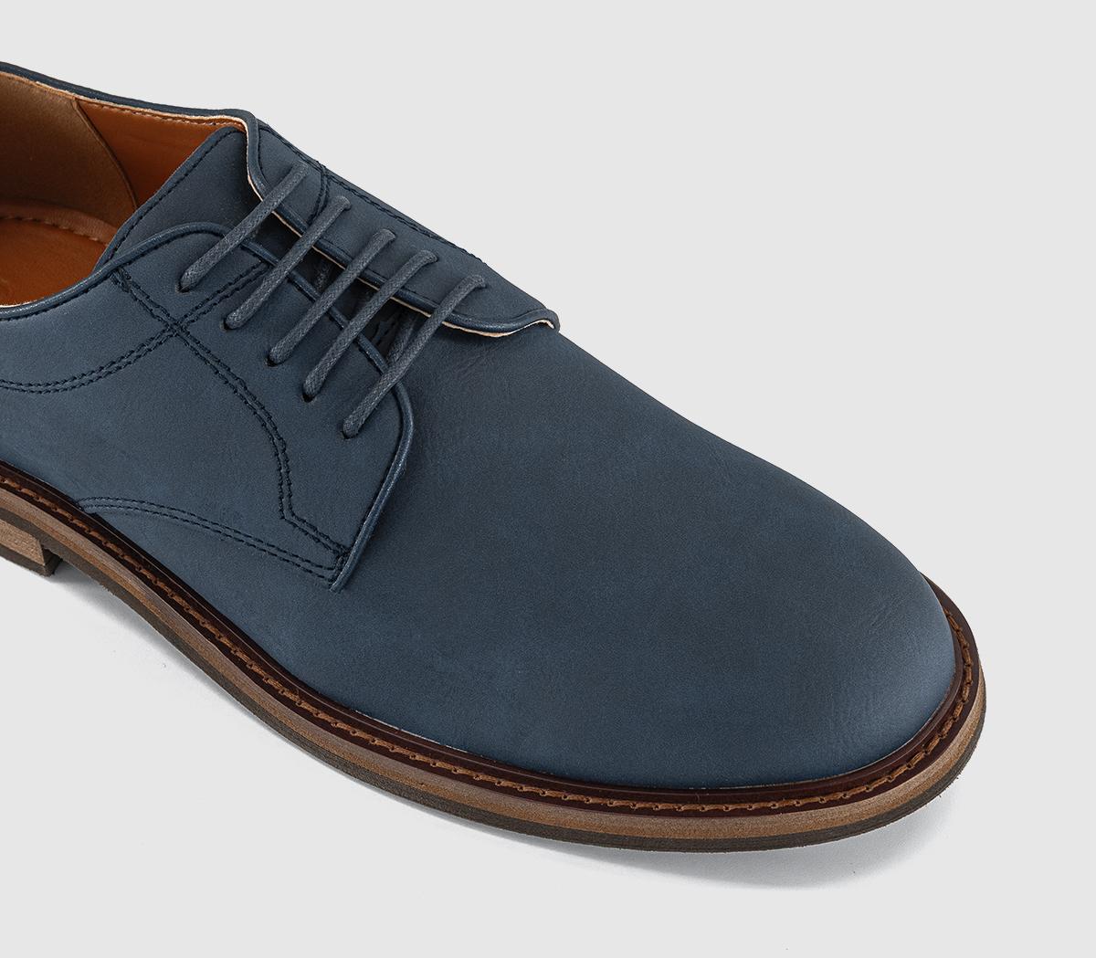 OFFICECharley Casual Lace Up Derby ShoesNew Navy