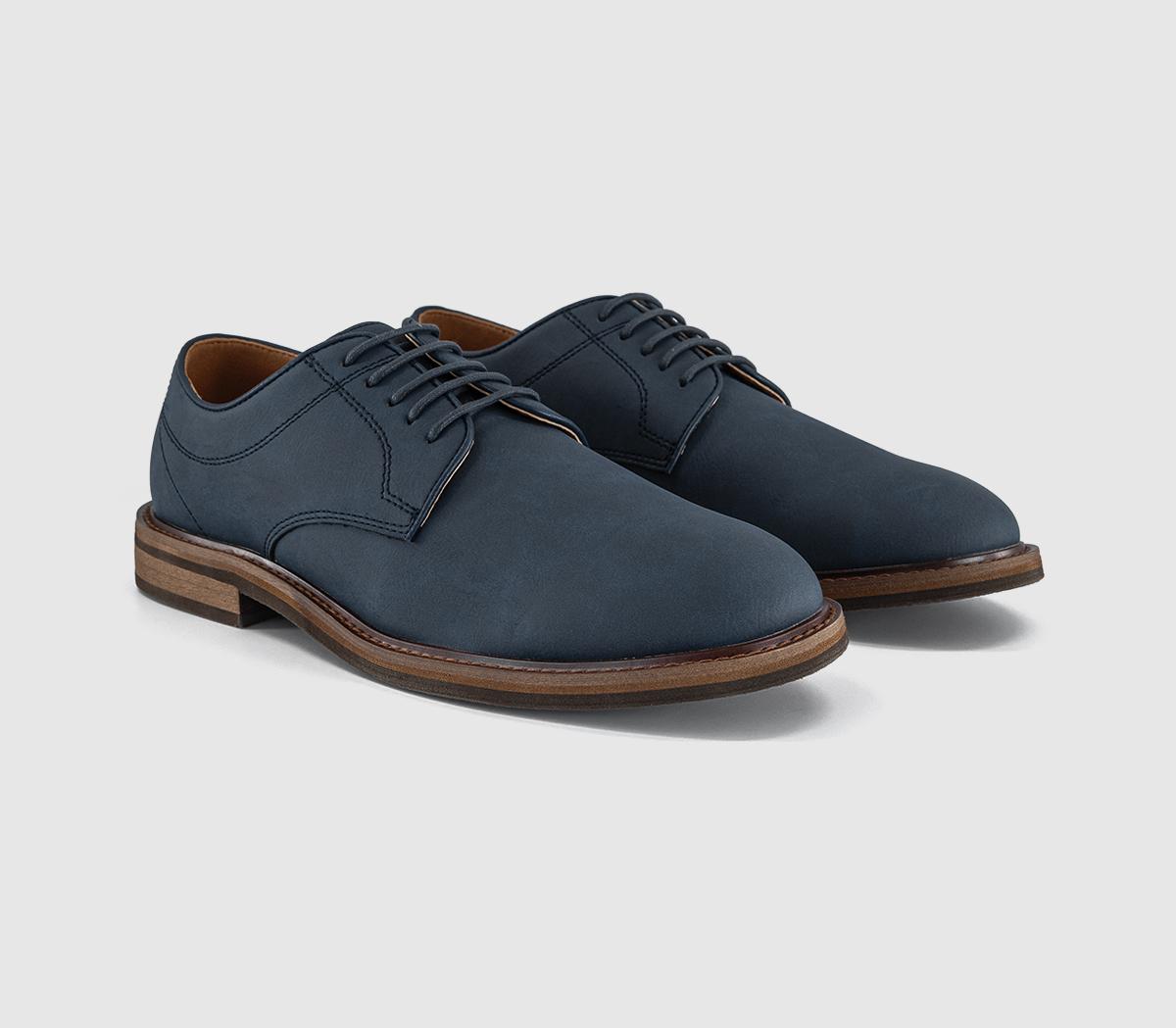 OFFICECharley Casual Lace Up Derby ShoesNew Navy