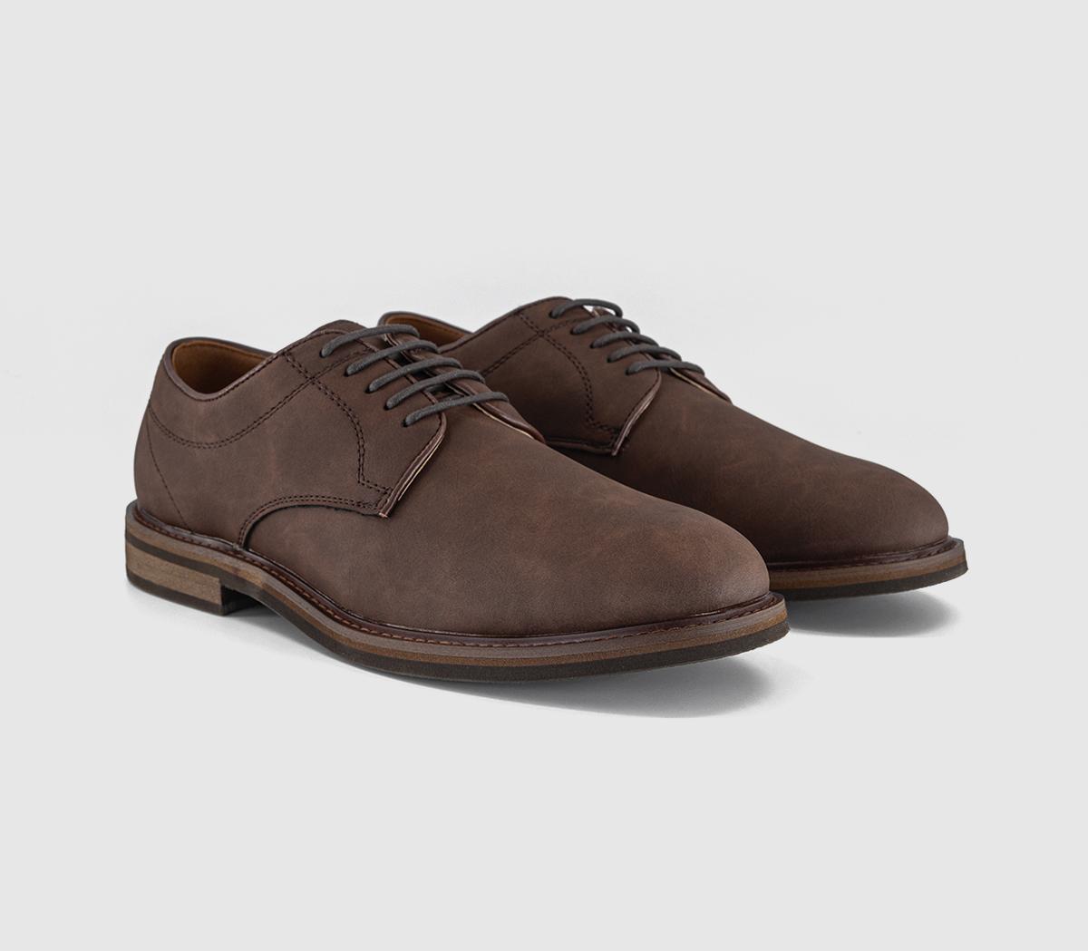 OFFICECharley Casual Lace Up Derby ShoesBrown