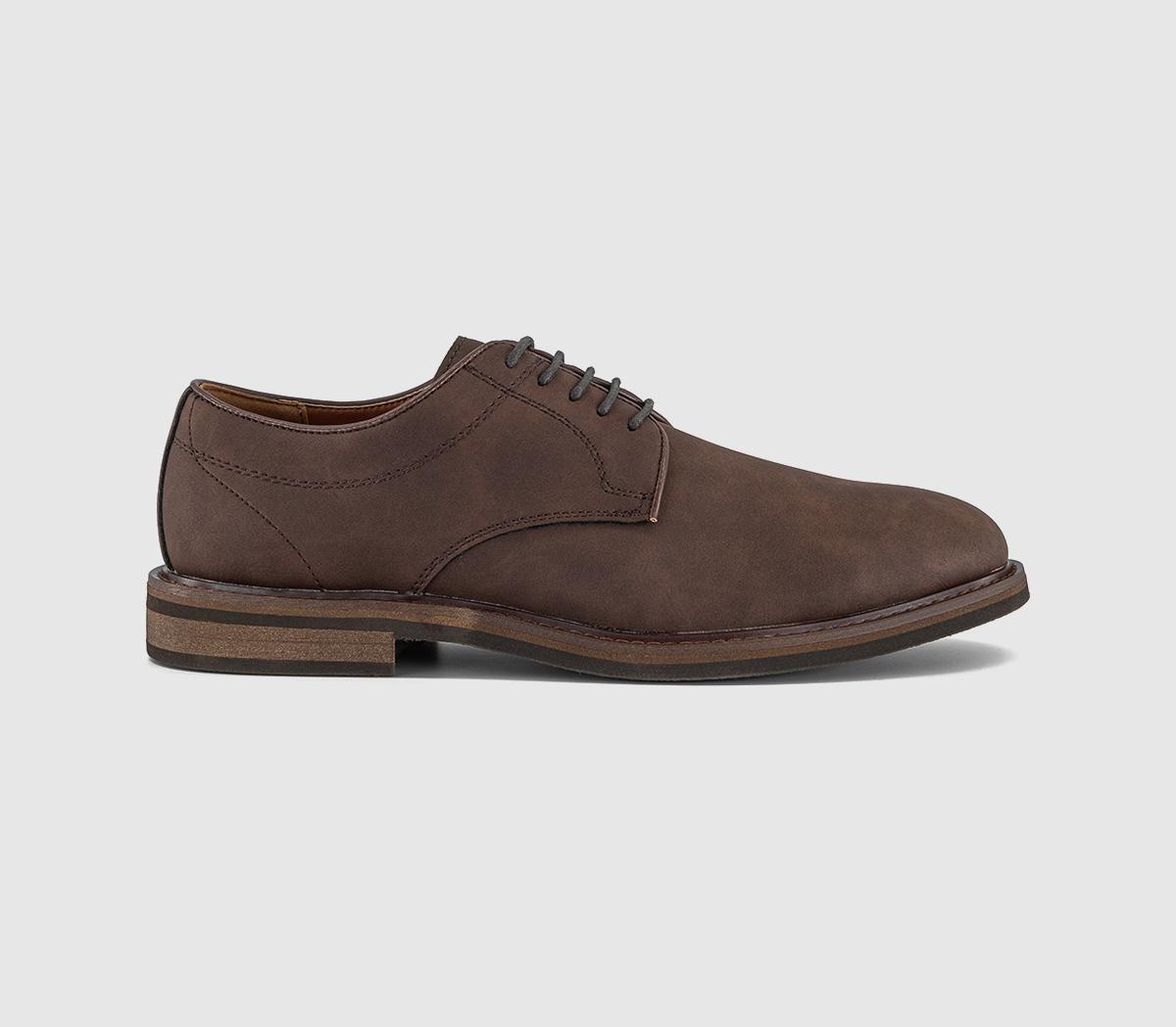 OFFICECharley Casual Lace Up Derby ShoesBrown