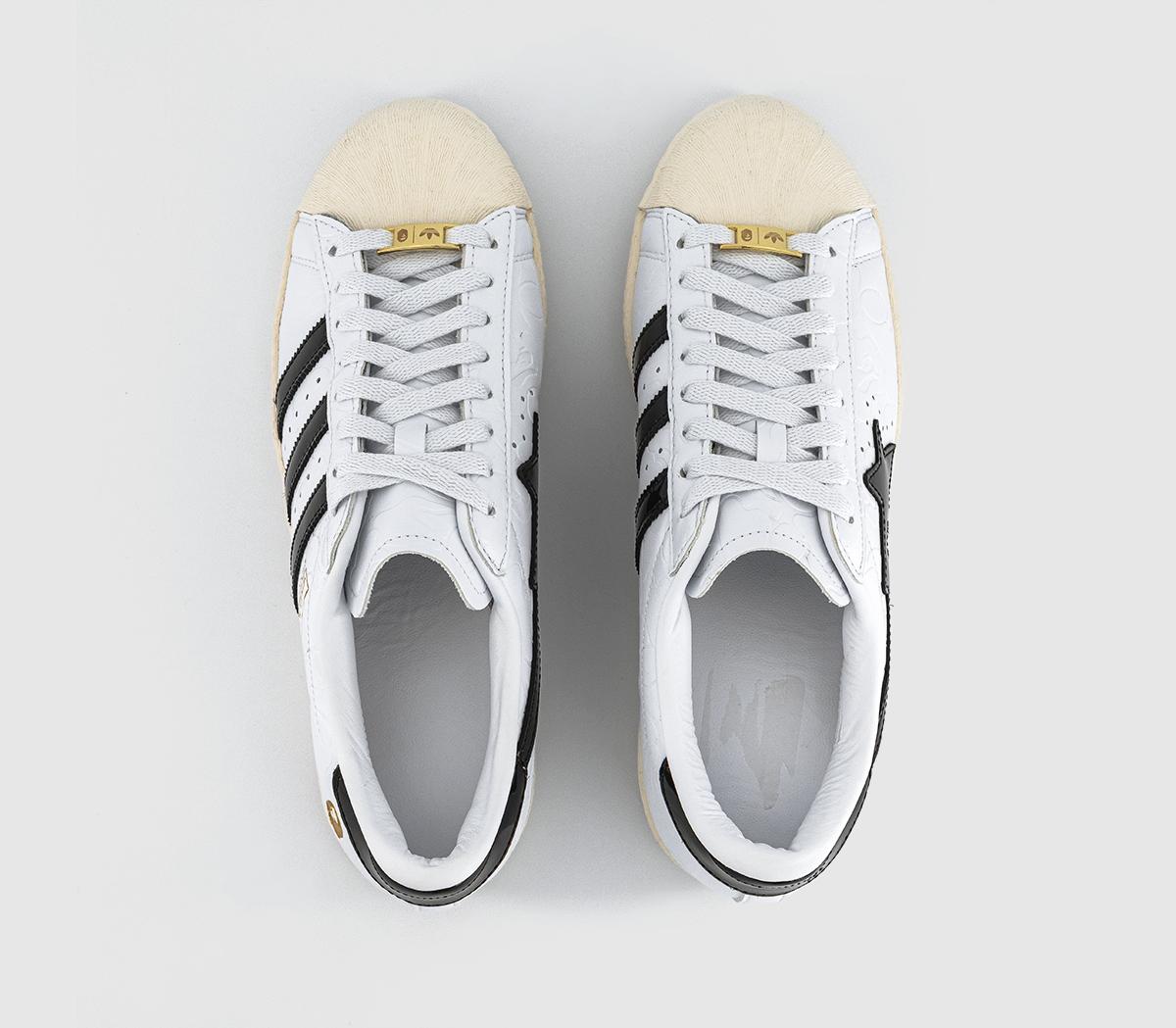 adidasSuperstar V BapeWhite Core Black Off White