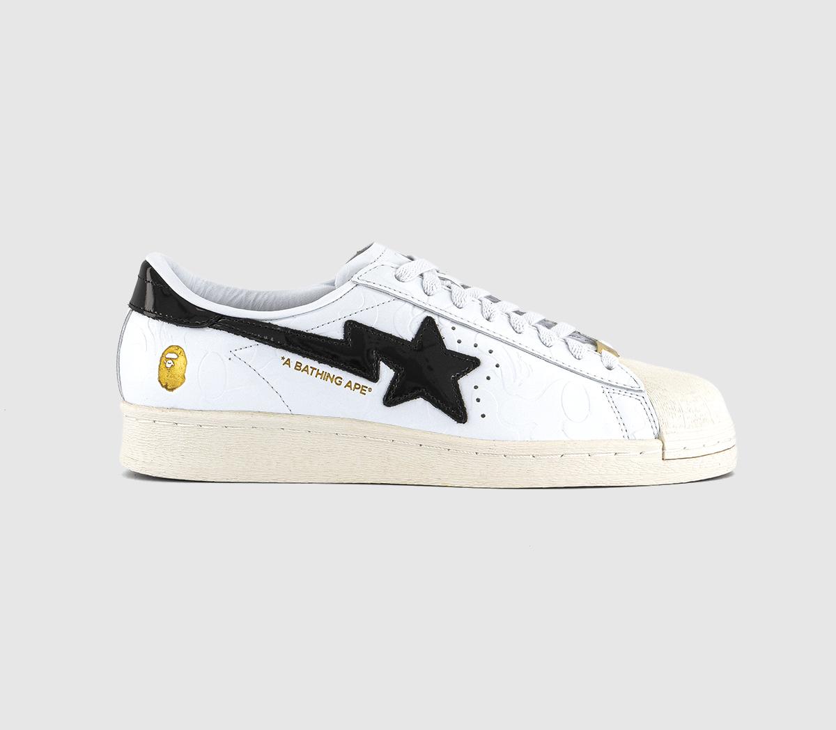 adidasSuperstar V BapeWhite Core Black Off White