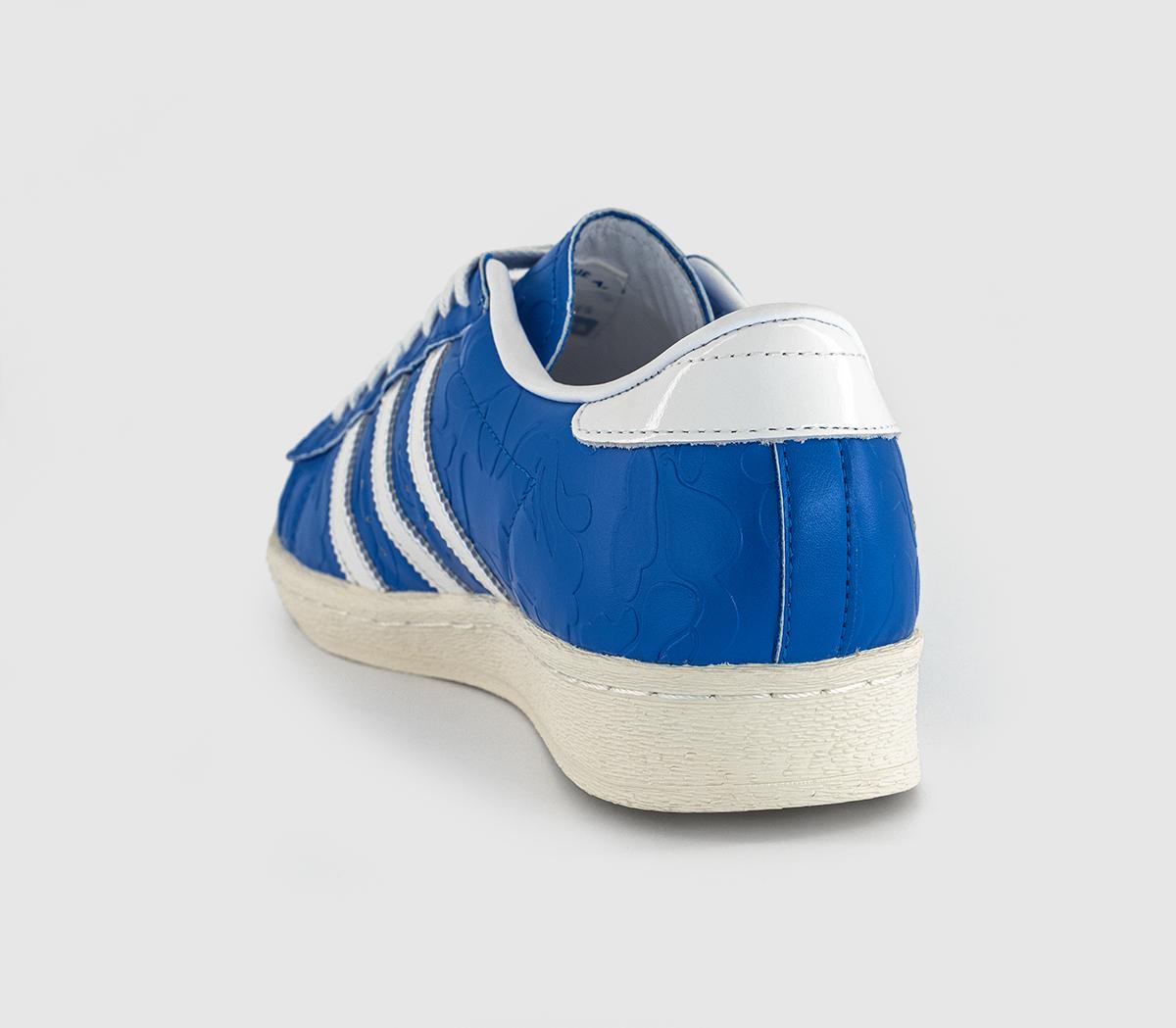 adidas Superstar V Bape Blue White Off White - Men's Trainers