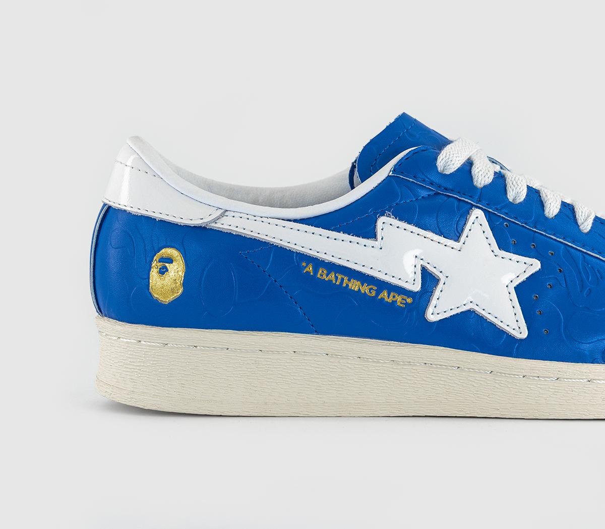 adidasSuperstar V BapeBlue White Off White