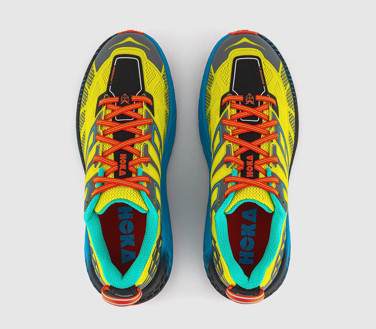 HOKASpeedgoat 2 Low TrainersCitrus Blue