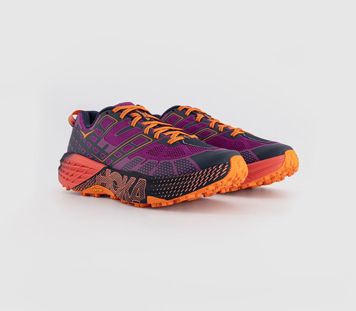 HOKASpeedgoat 2 Low TrainersWild Flower Electric Tangerine