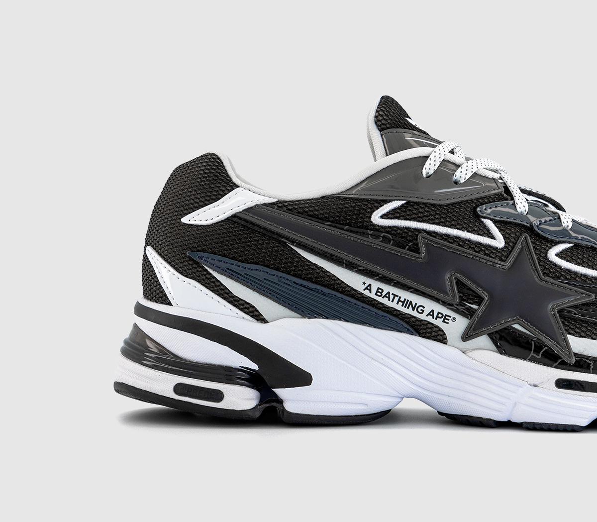adidasadidas x Bape Orketro TrainersCore Black White Silver Metallic