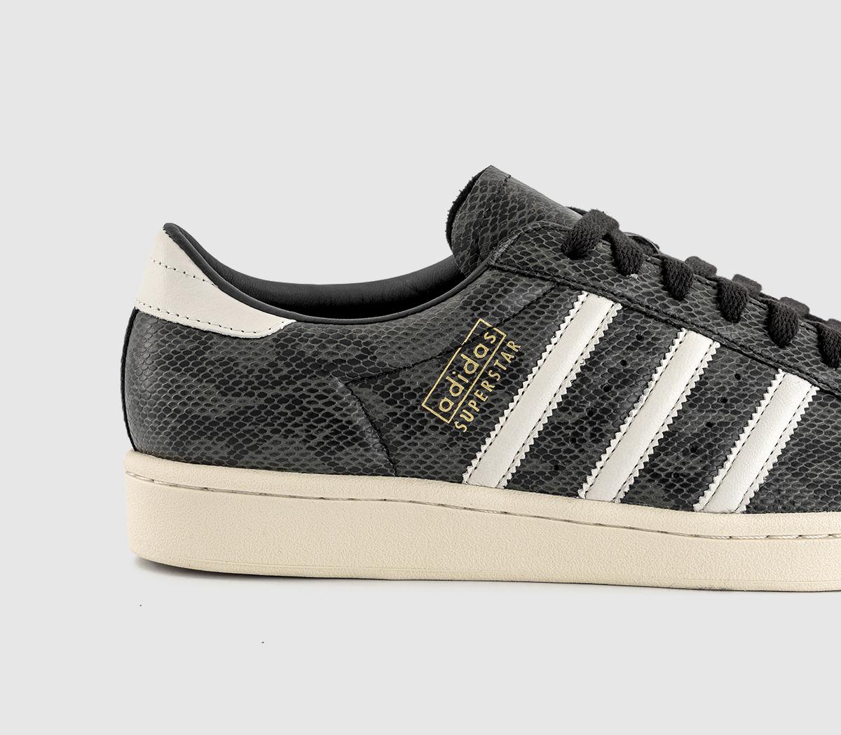 adidasSuperstar Vintage Made In Germany TrainersCore Black Snake Print Cream White