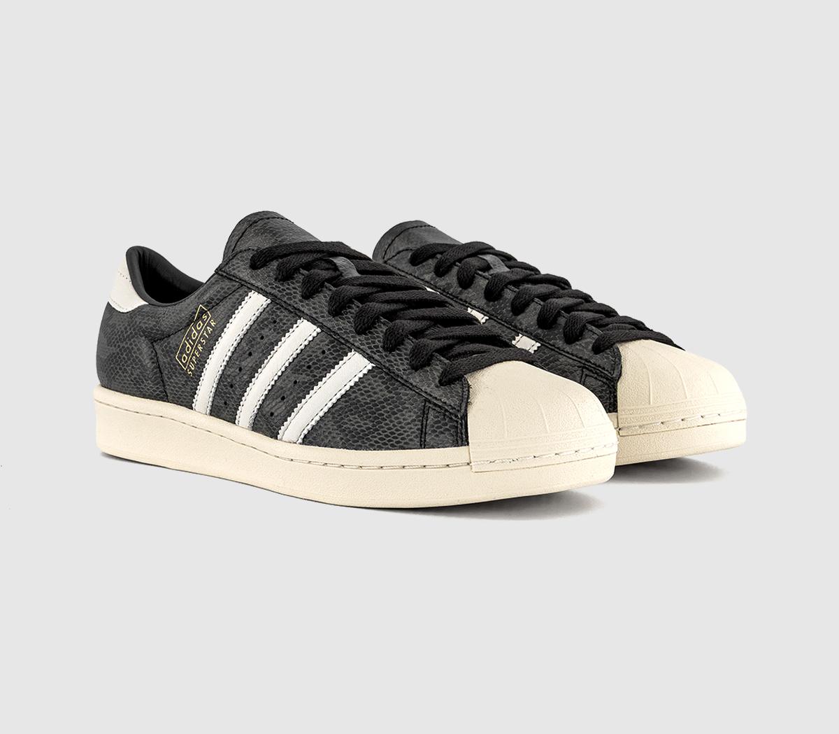 adidasSuperstar Vintage Made In Germany TrainersCore Black Snake Print Cream White