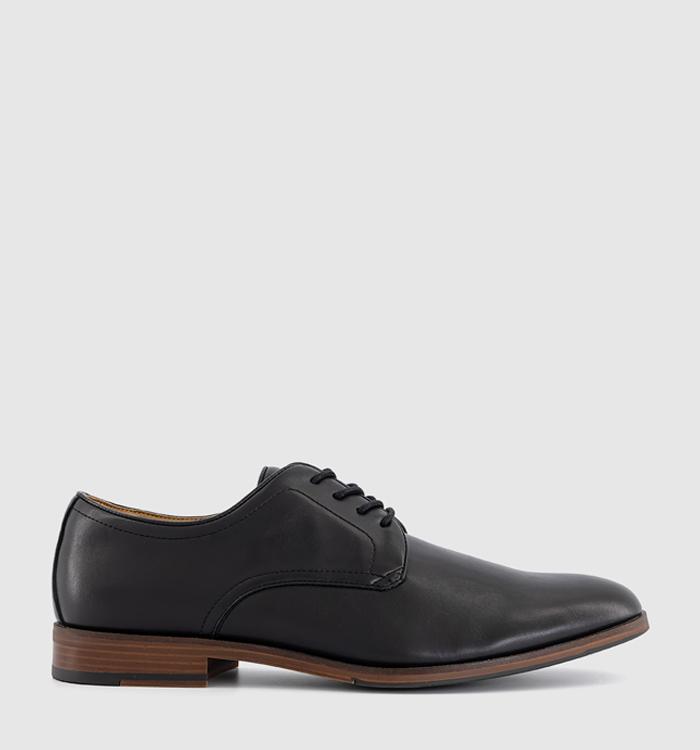 OFFICE Mountain Round Toe Derby Shoes Black