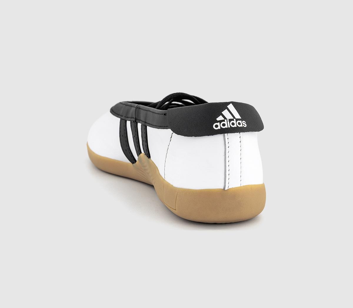 adidasTaekwondo Mei Ballet PumpsWhite Black Gum
