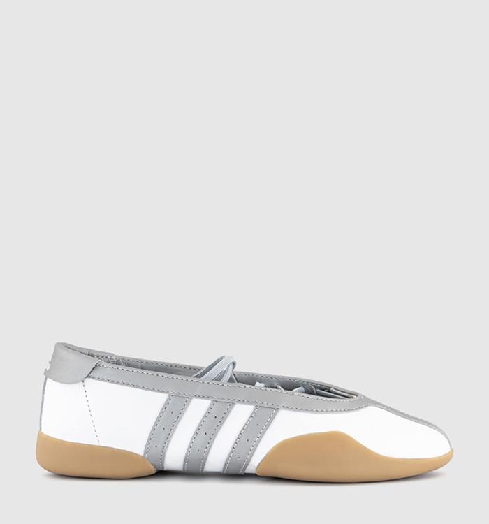 adidas Taekwondo Mei Ballet Shoes White Silver Metallic Gum