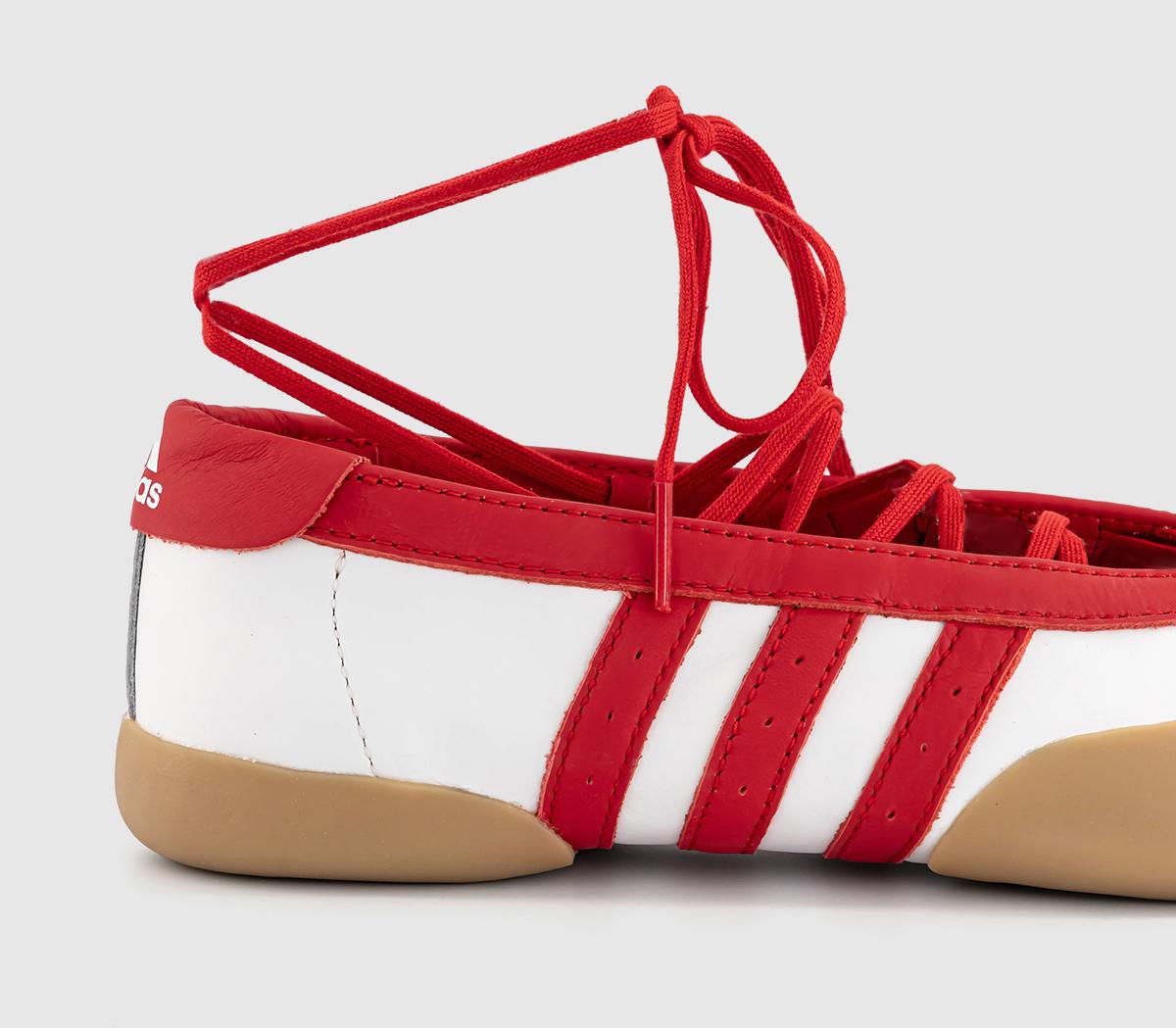 adidasTaekwondo Mei Ballet PumpsWhite Better Scarlet Gum