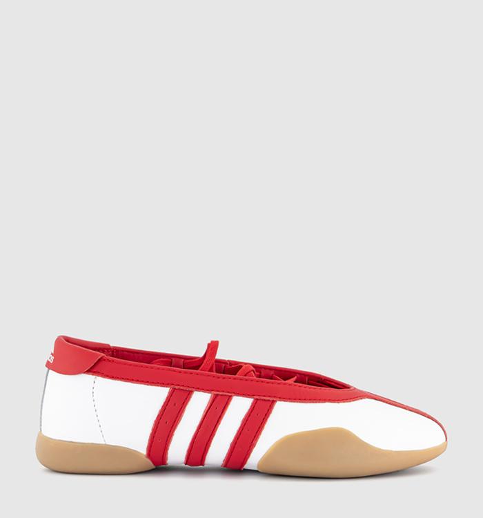adidas Taekwondo Mei Ballet Pumps White Better Scarlet Gum