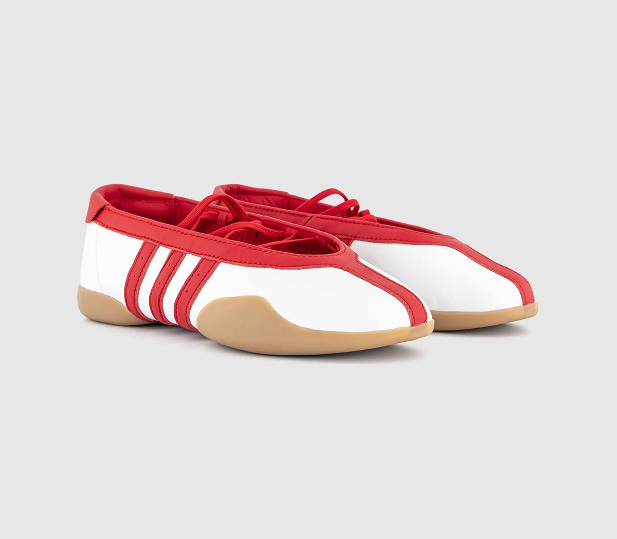 adidasTaekwondo Mei Ballet PumpsWhite Better Scarlet Gum