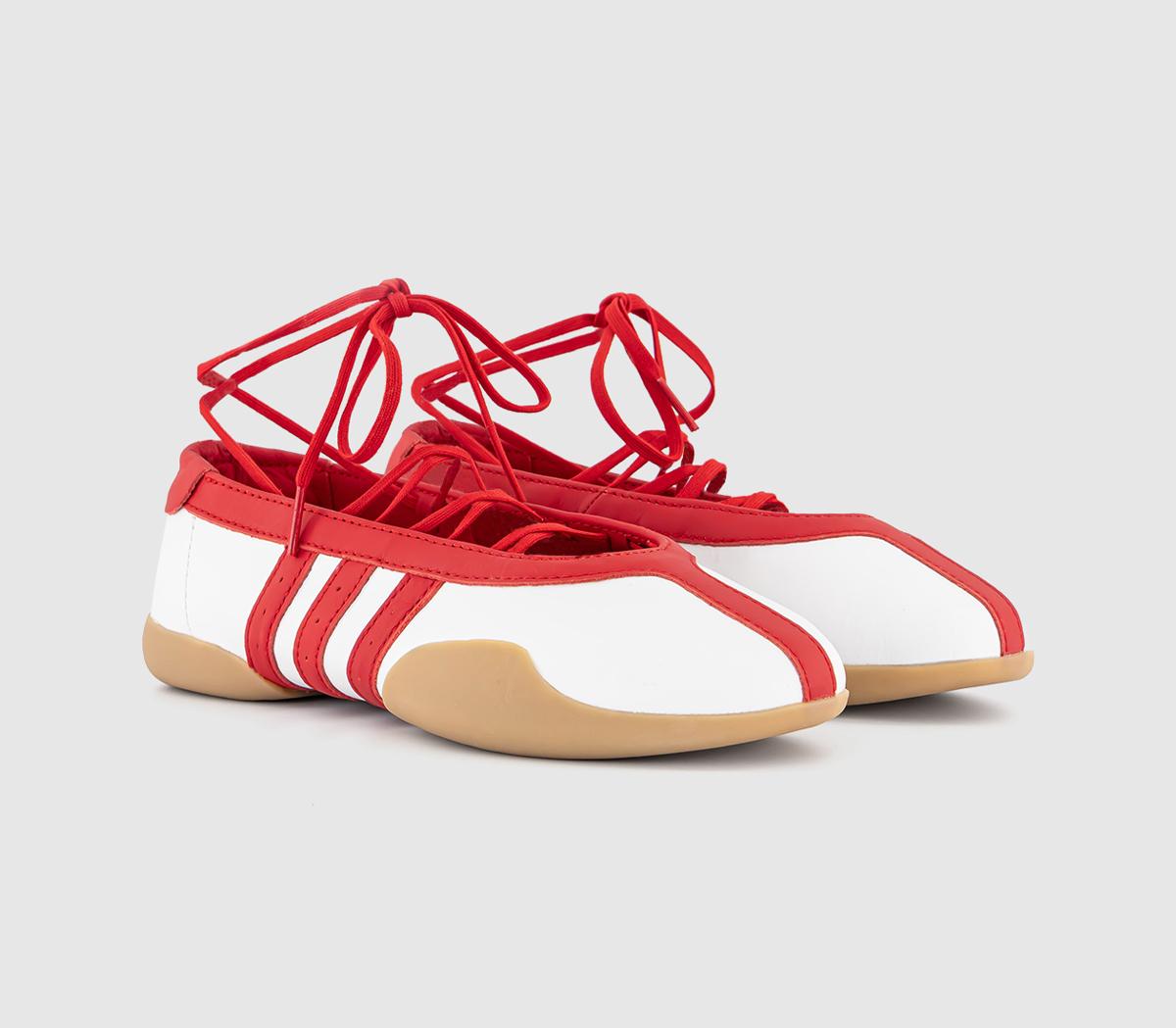 adidasTaekwondo Mei Ballet PumpsWhite Better Scarlet Gum