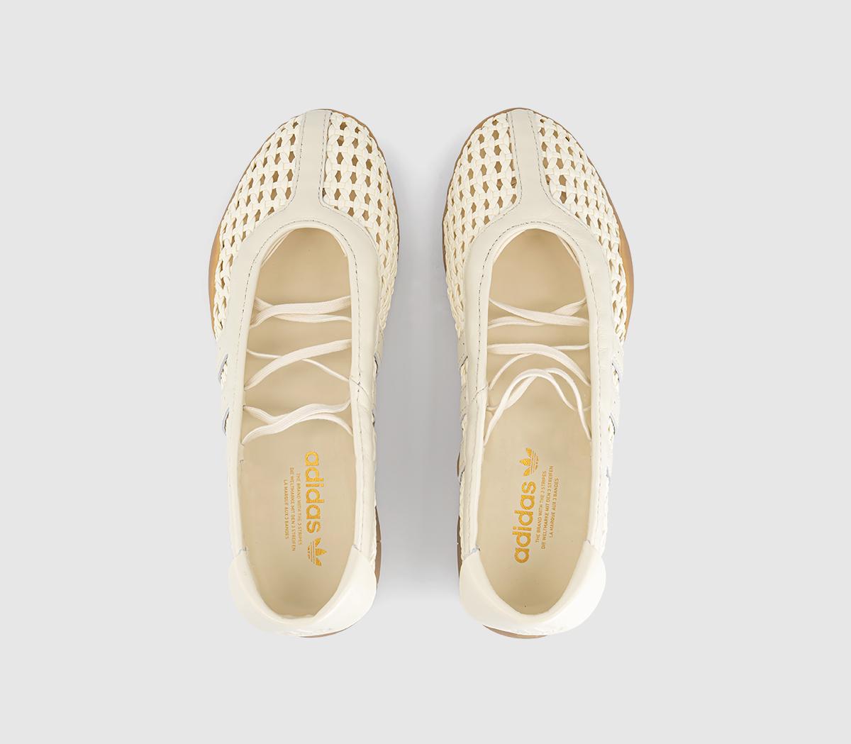 adidasTaekwondo Mei Ballet PumpsCream White Cream White Gum