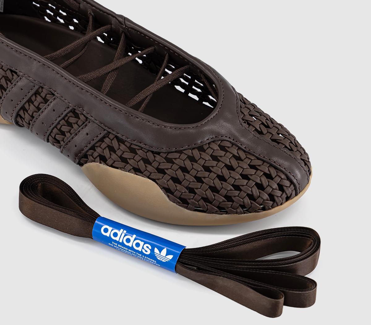 adidasTaekwondo Mei Ballet PumpsBrown Brown Gum