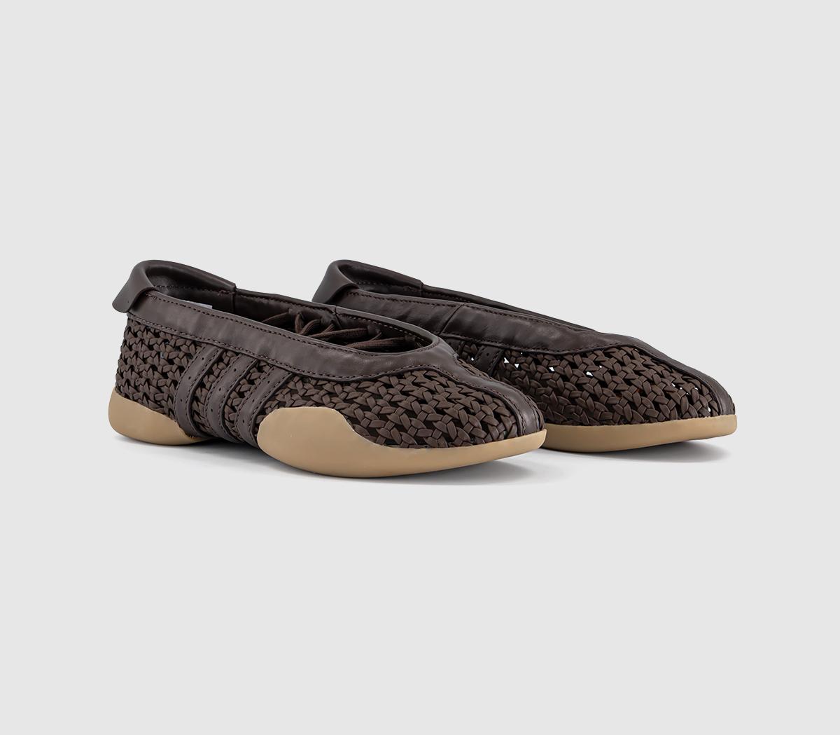 adidasTaekwondo Mei Ballet PumpsBrown Brown Gum