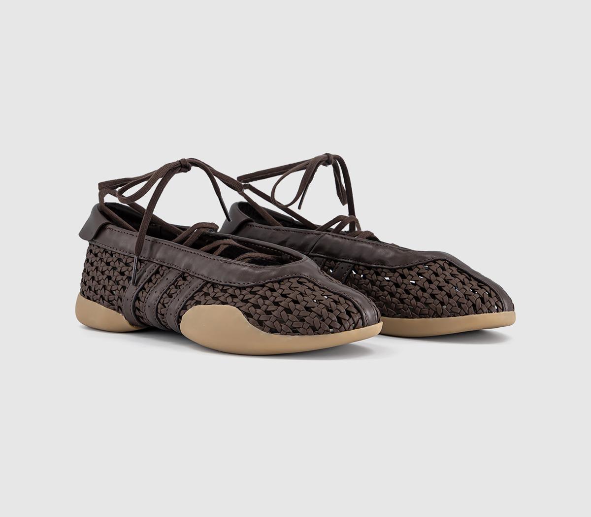 adidasTaekwondo Mei Ballet PumpsBrown Brown Gum