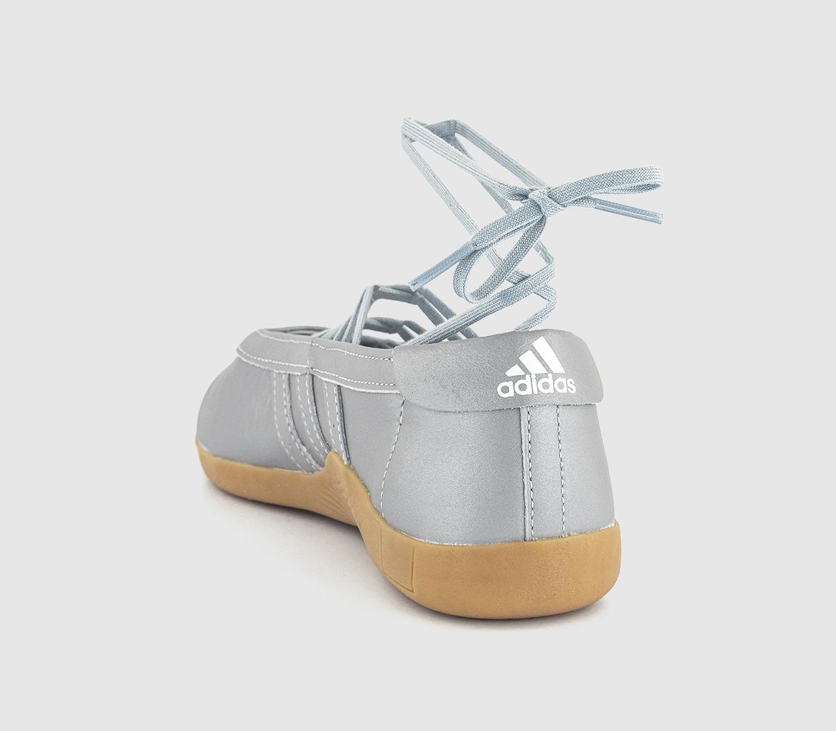 adidas Taekwondo Mei Ballet Pumps adidas Taekwondo Mei Ballet Pumps Silver Metalic Gum