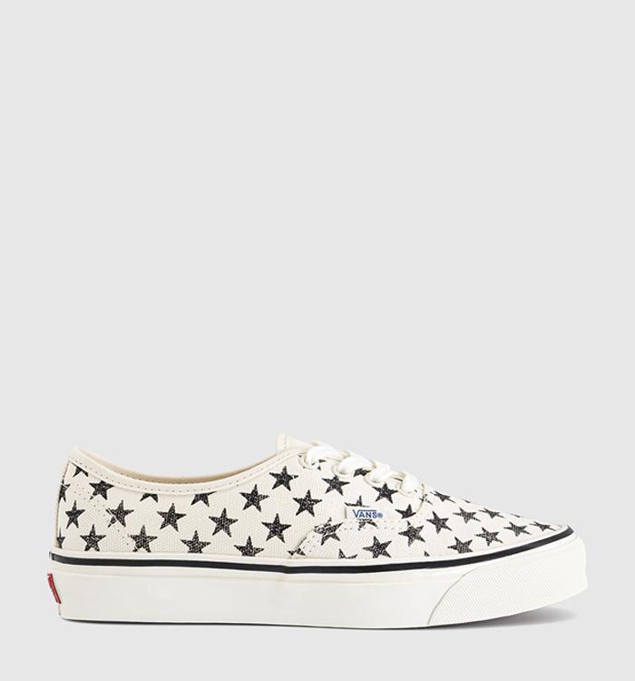 Vans LX Authentic 44 Trainers Stars Marshmallow Black