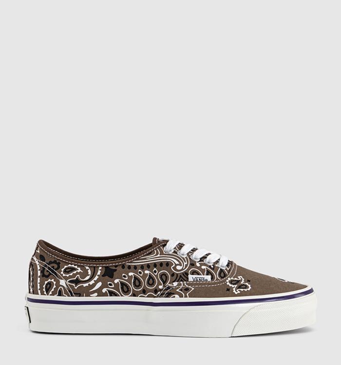 Vans LX Authentic 44 Trainers Bandana Brown