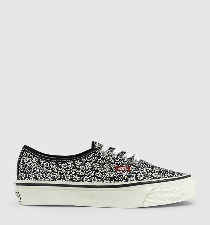 Vans LX Authentic 44 Trainers Daisy Black White