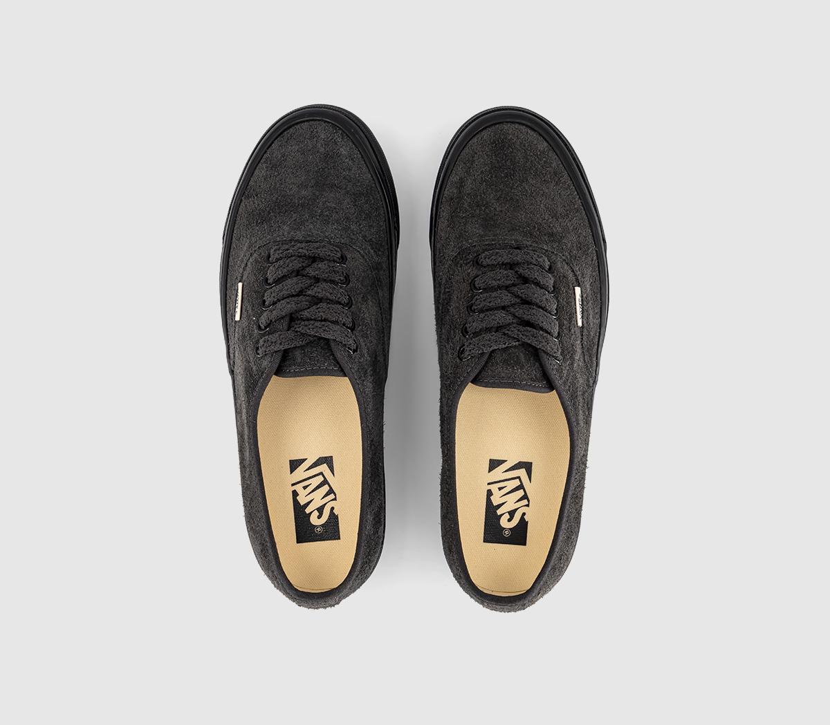 VansLX Authentic 44 TrainersHairy Suede Faded Black