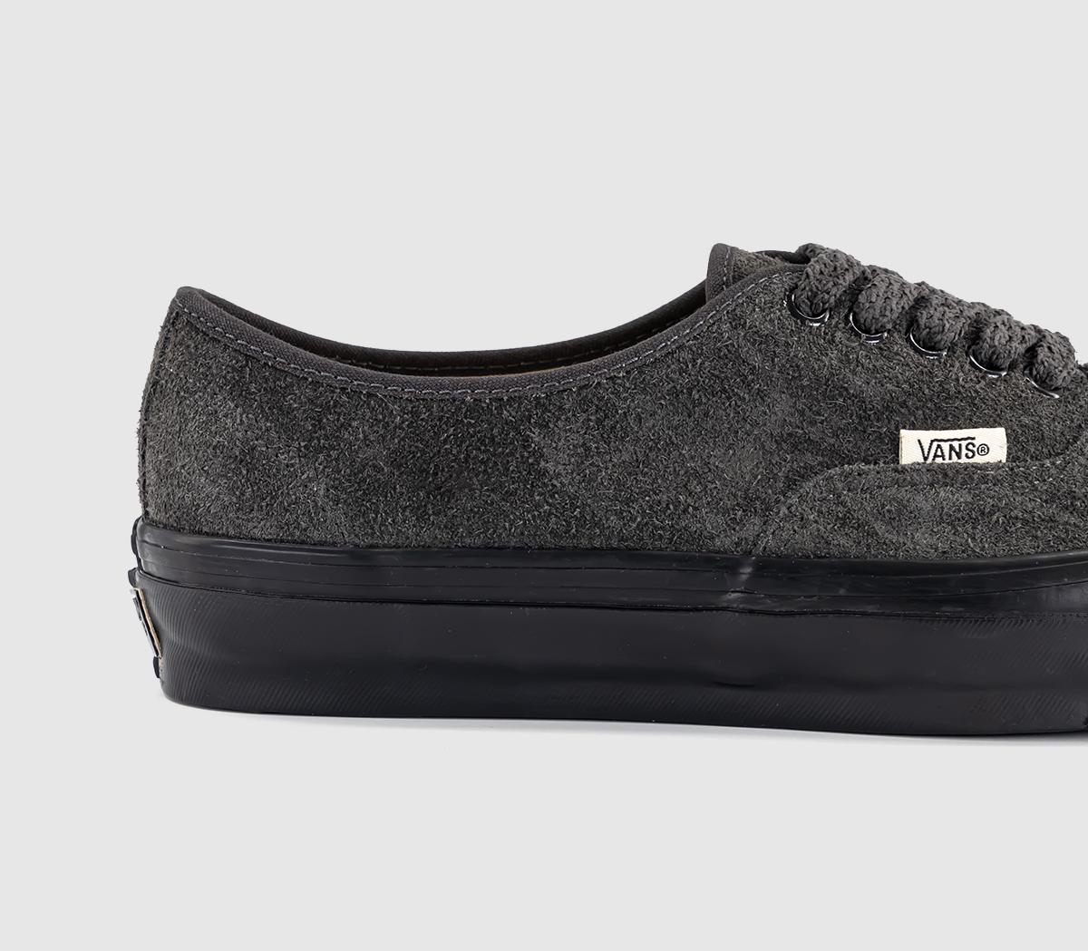 VansLX Authentic 44 TrainersHairy Suede Faded Black