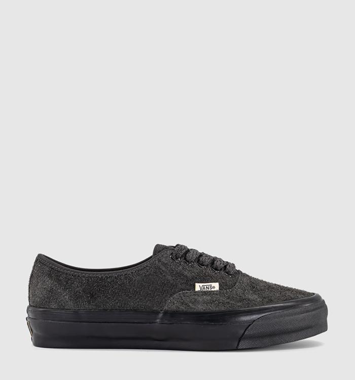 Vans LX Authentic 44 Trainers Hairy Suede Faded Black