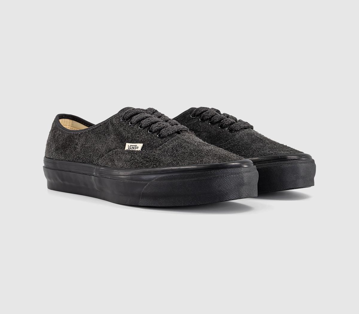 VansLX Authentic 44 TrainersHairy Suede Faded Black