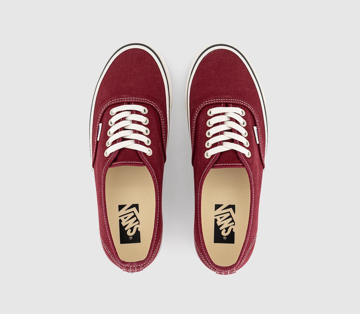 Vans LX Authentic 44 Trainers Duck Canvas Bordeaux - Men's Trainers