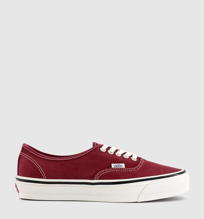 Vans LX Authentic 44 Trainers Duck Canvas Bordeaux