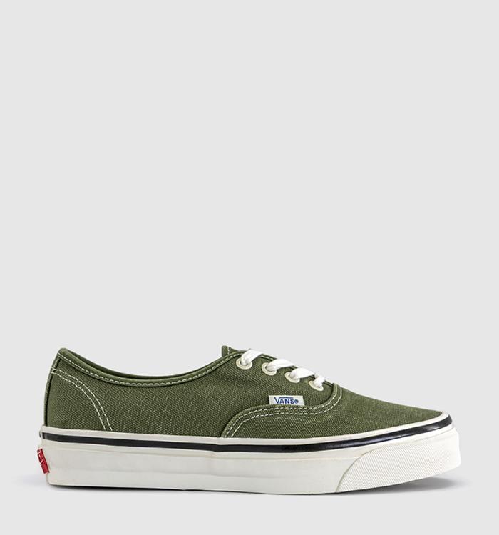 Vans LX Authentic 44 Trainers Duck Canvas Green Balsam