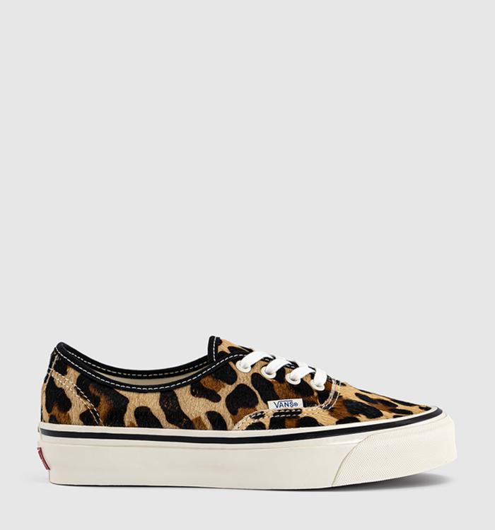 Vans LX Authentic 44 Trainers Pony Hair Marshmallow Leopard