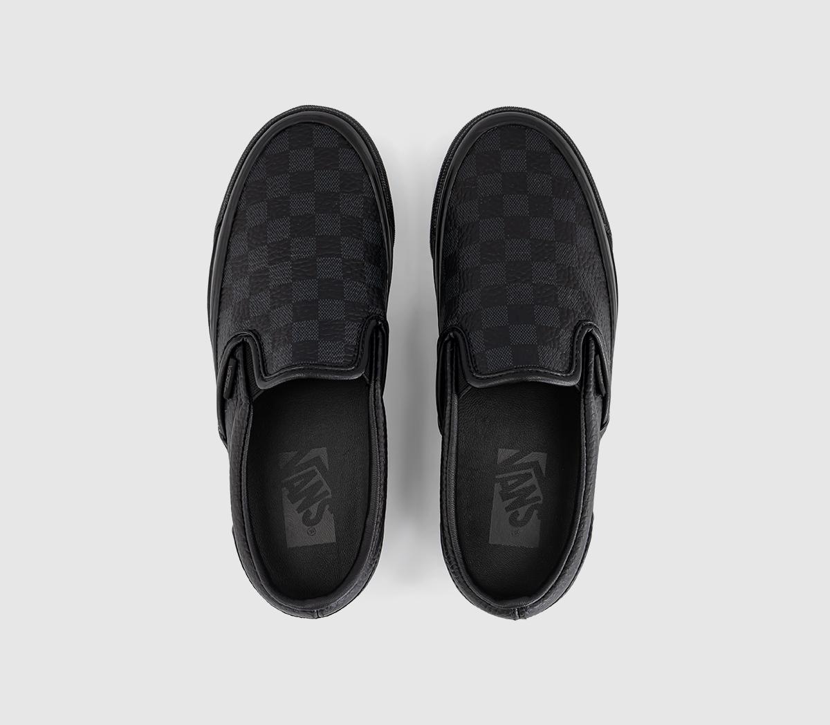 VansLx Classic Slip On 98Leather Black Faded Black