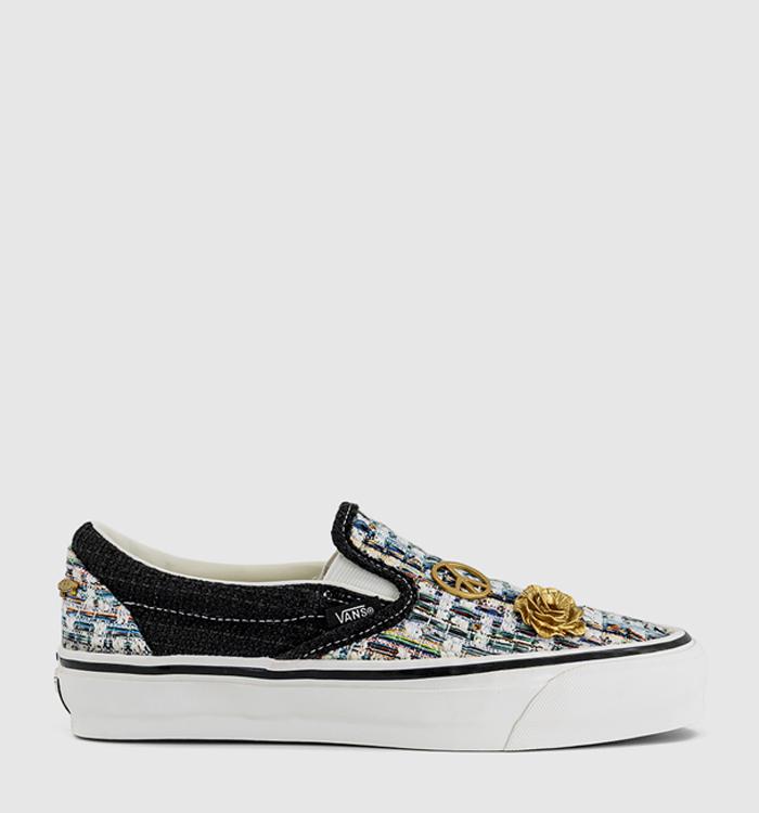 Vans LX Classic Slip On 98 Trainers Cardigan Black White