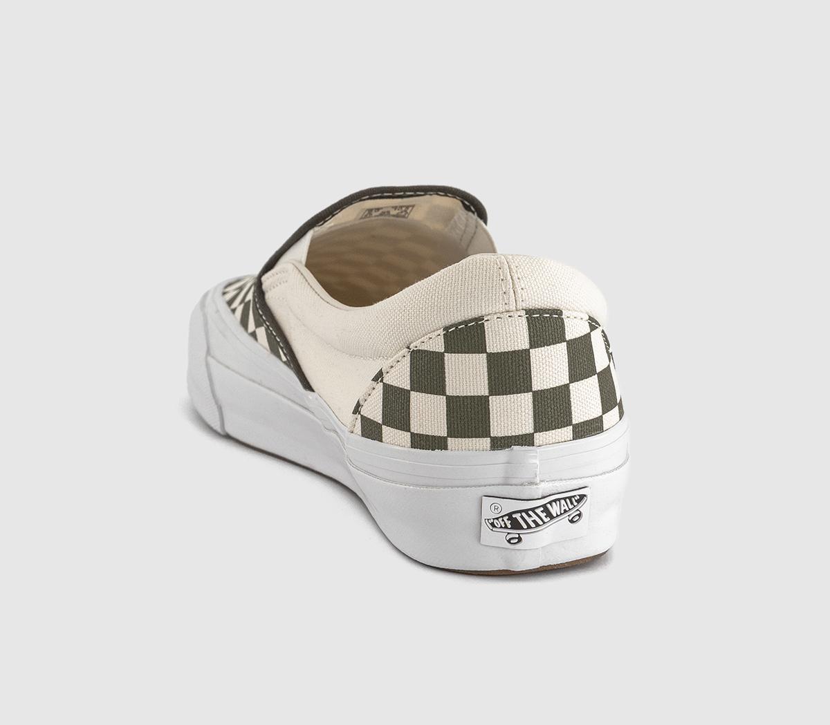 VansLX Classic Slip On 98 TrainersCheckerboard Grape Leaf
