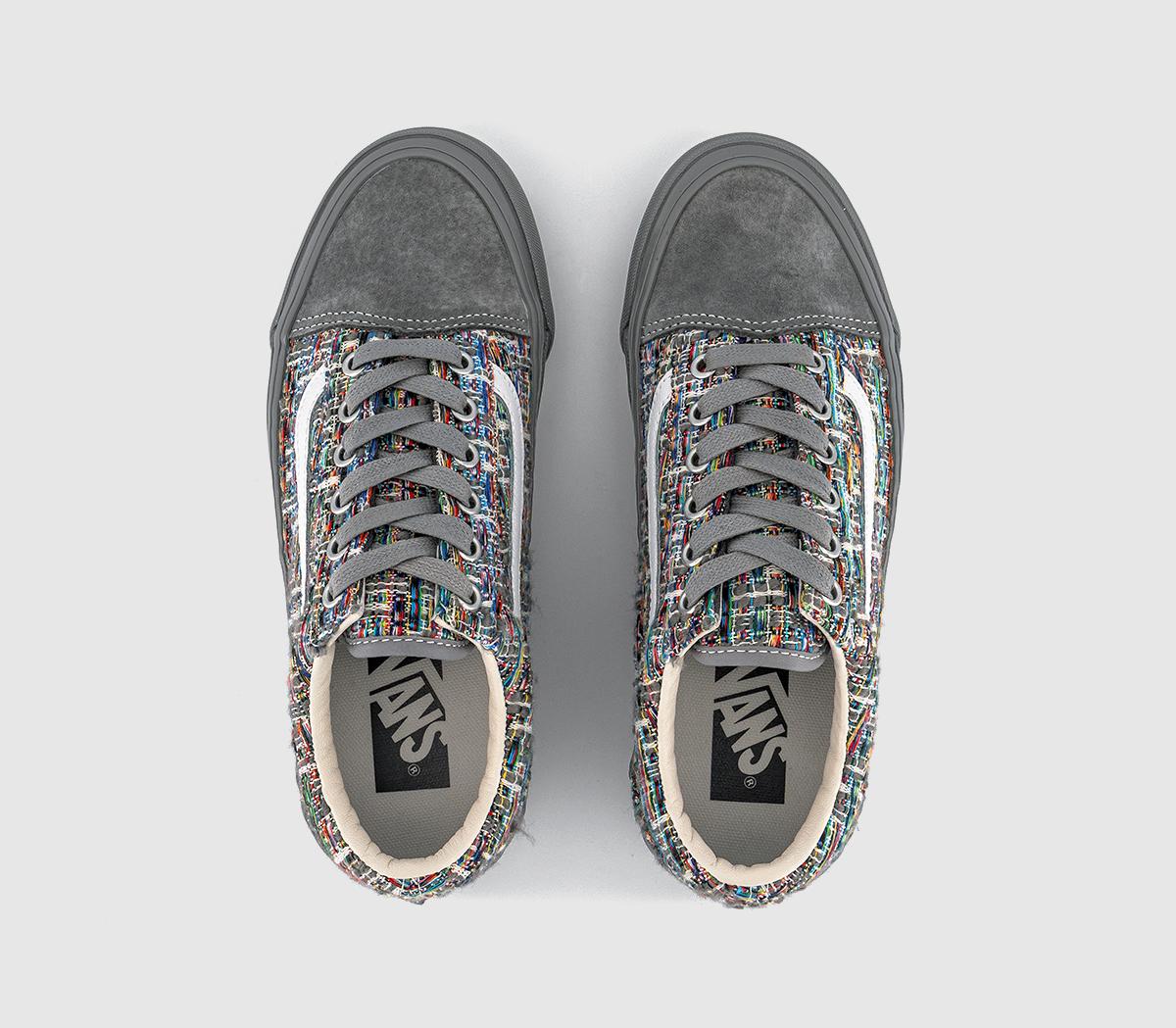 Vans LX Old Skool Shoes Tweed Frost Gray Vans Old Skool - Main Image