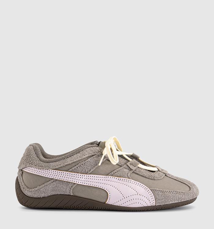 PUMA Speedcat Go Trainers Mouse Gray Powder Pink