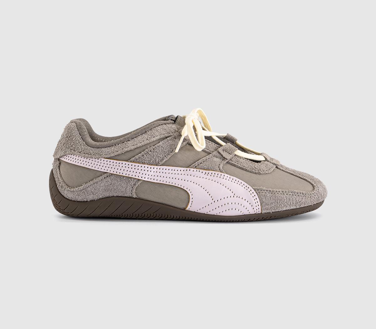 PUMASpeedcat Go TrainersMouse Gray Powder Pink