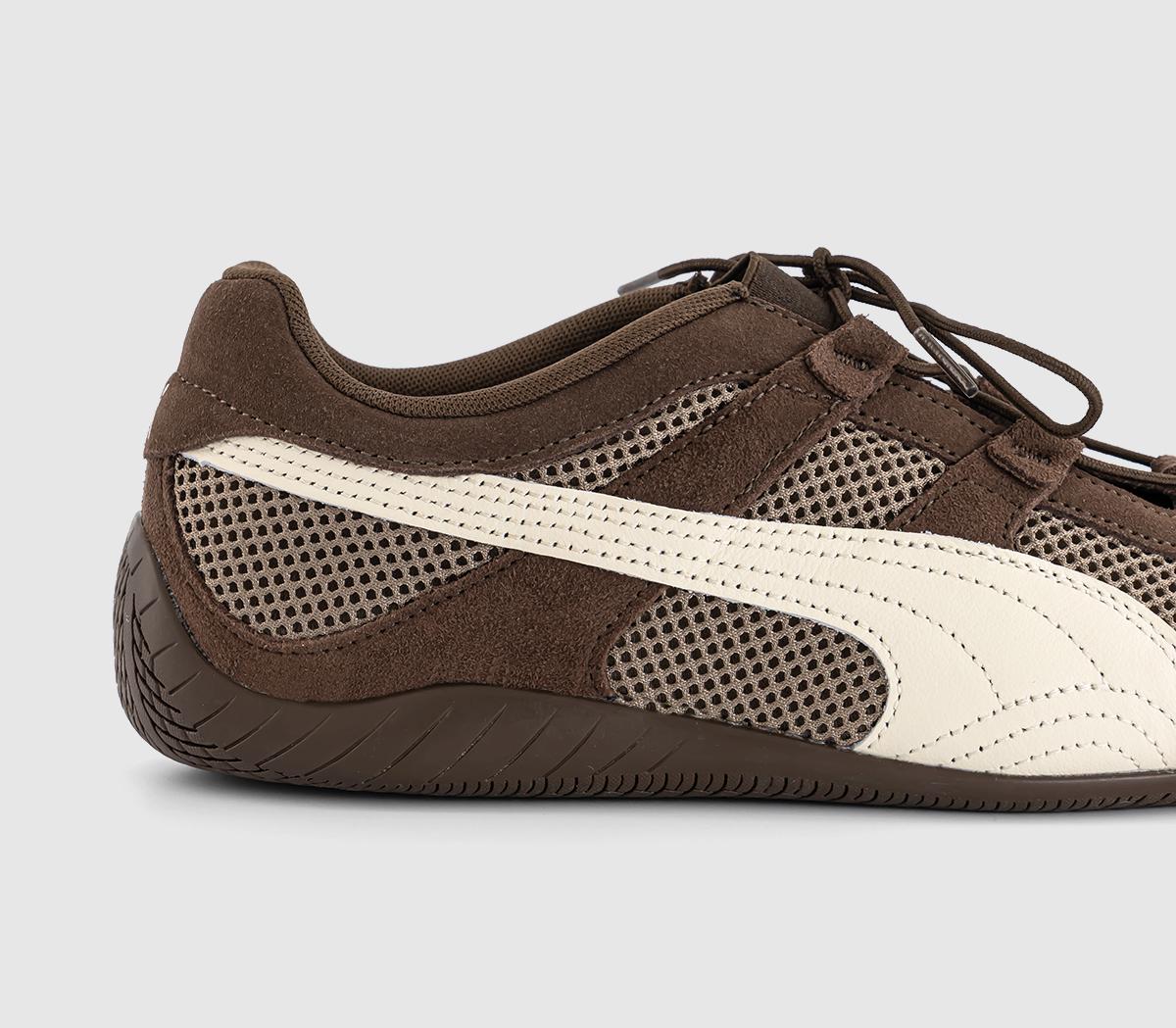 PUMA Speedcat Go Trainers Chocolate Alpine Snow - Women's Trainers