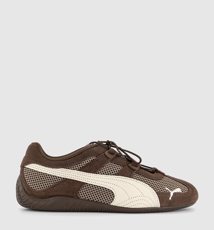 PUMA Speedcat Go Trainers Chocolate Alpine Snow