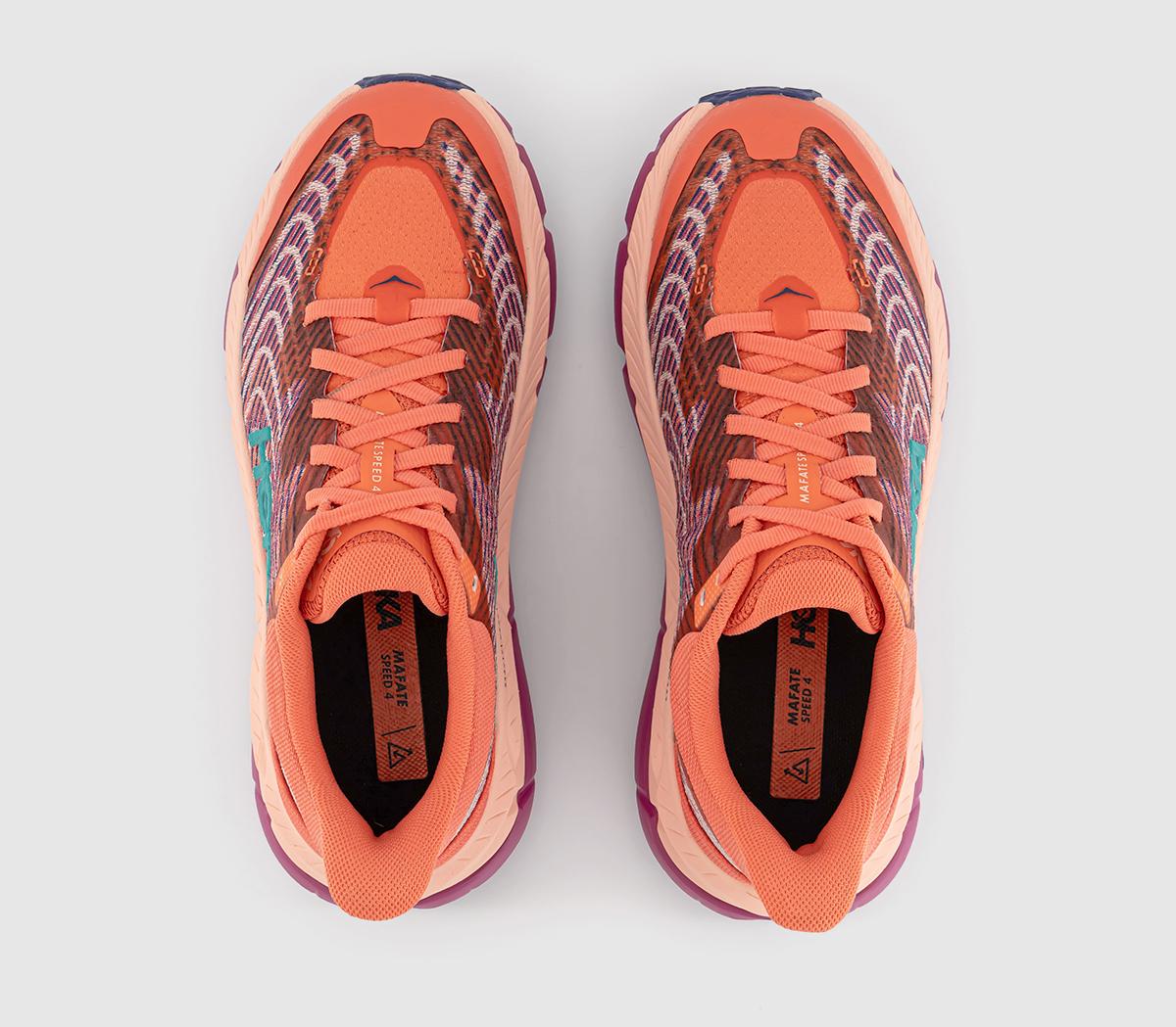 HOKAMafate Speed 4 TrainersCamellia Peach Parfait F