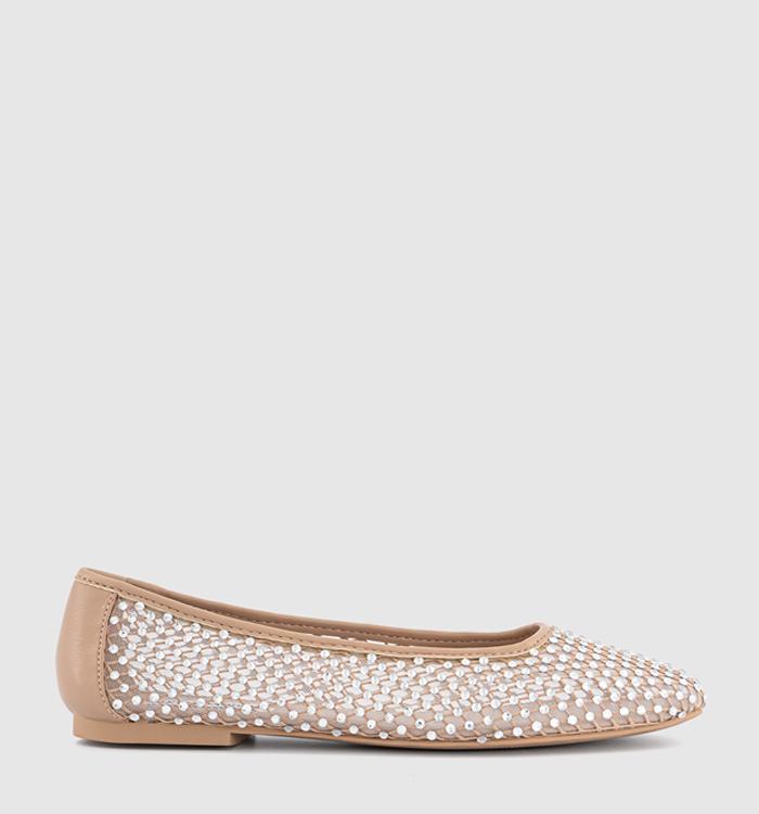 Steve Madden Auden Ballet Pumps Beige