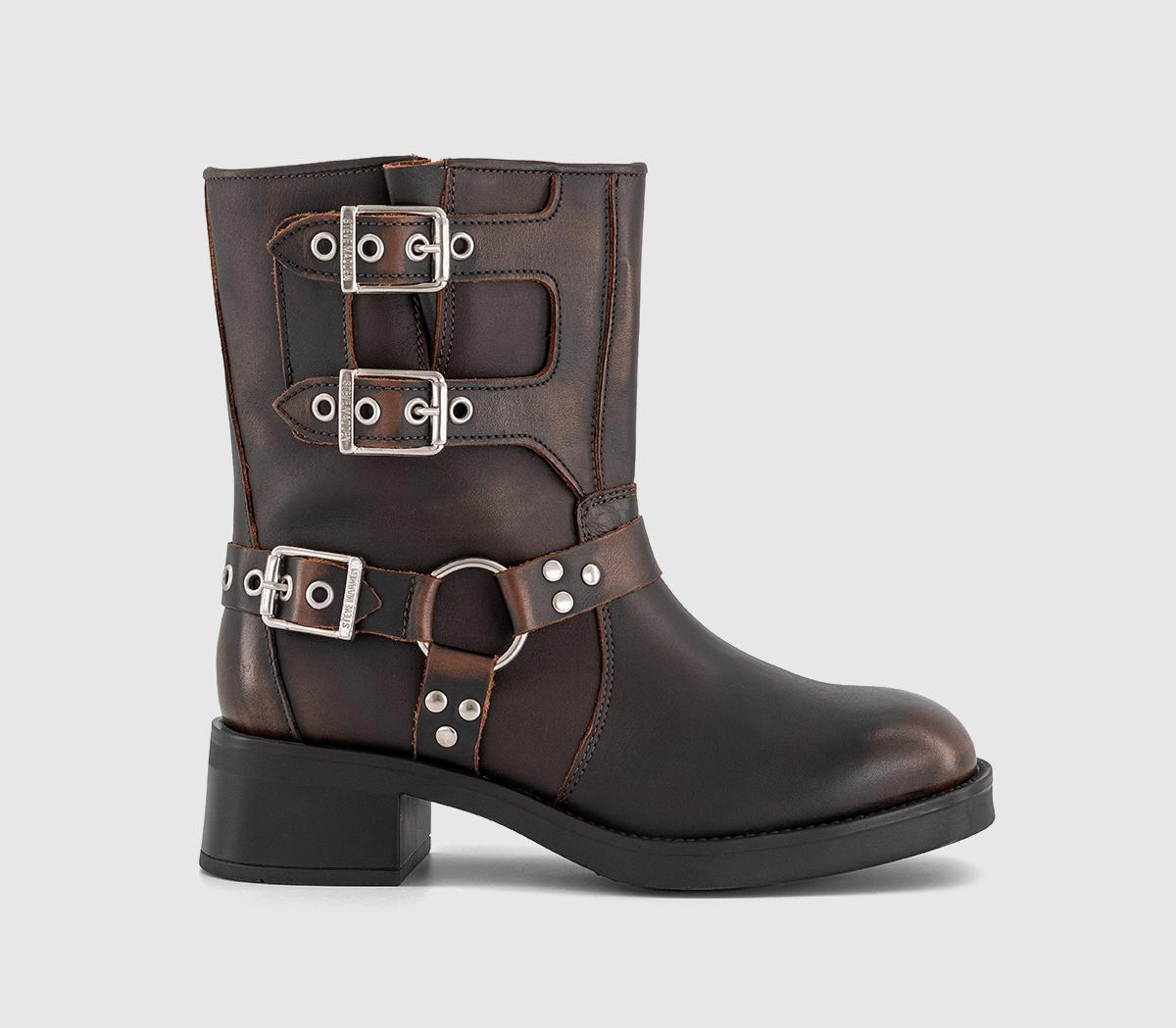 Steve madden basto leather boots online